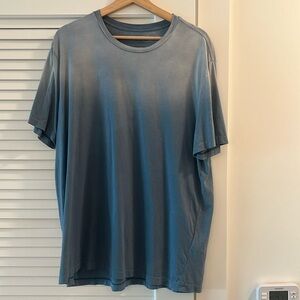All saints blue t shirt size L